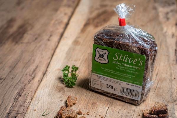 Schwarzbrot, süß